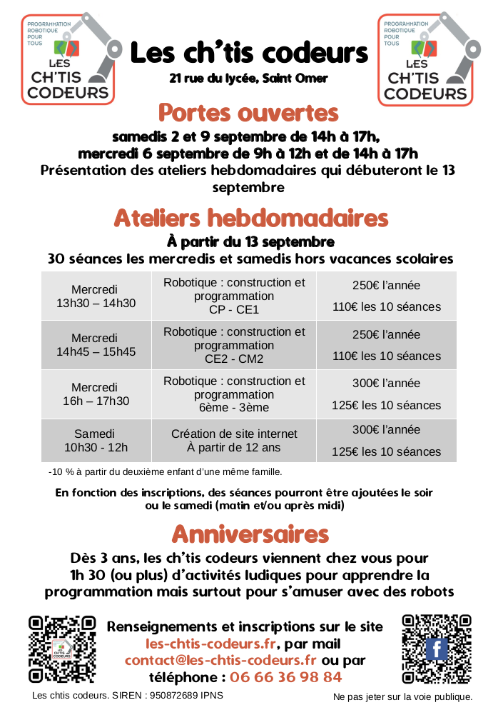 flyers ateliers 23