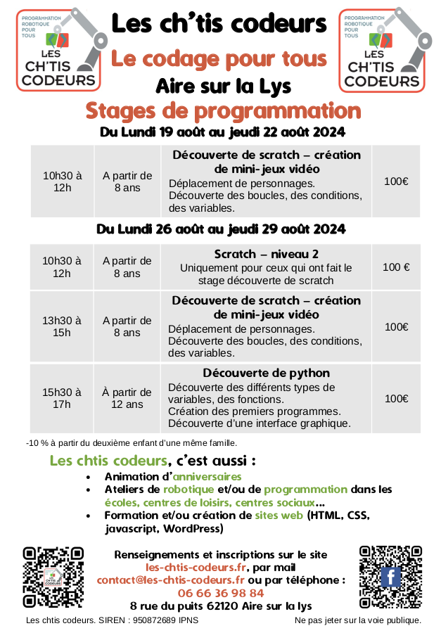 stage aout 24